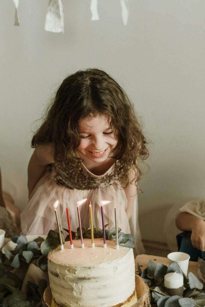 Girl On Her Birthday