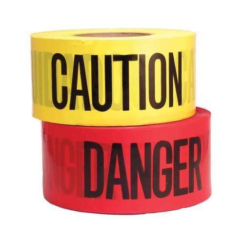 caution danger tape